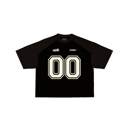 KDL Clo. 'GRODT' Cropped Oversized Tee